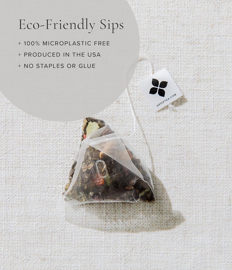 Art of Tea Assorted Tea Bags Sampler - 50 Count Caffeinated and Non-Caffeinated Variety Pack - Image 4